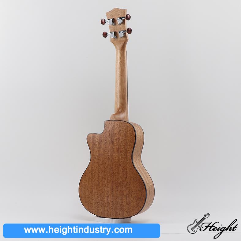 HC06C spruce cutaway ukulele 5