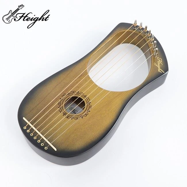 7 String Solid Okoume Portable Lyre Harp