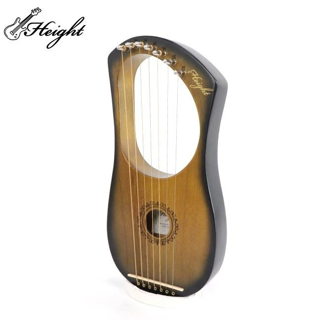 7 String Solid Okoume Portable Lyre Harp