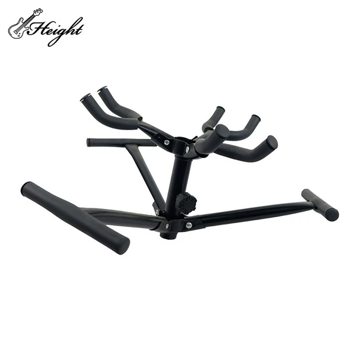 Aluminium Floor Standing Guitar Stand With Stable Tripod