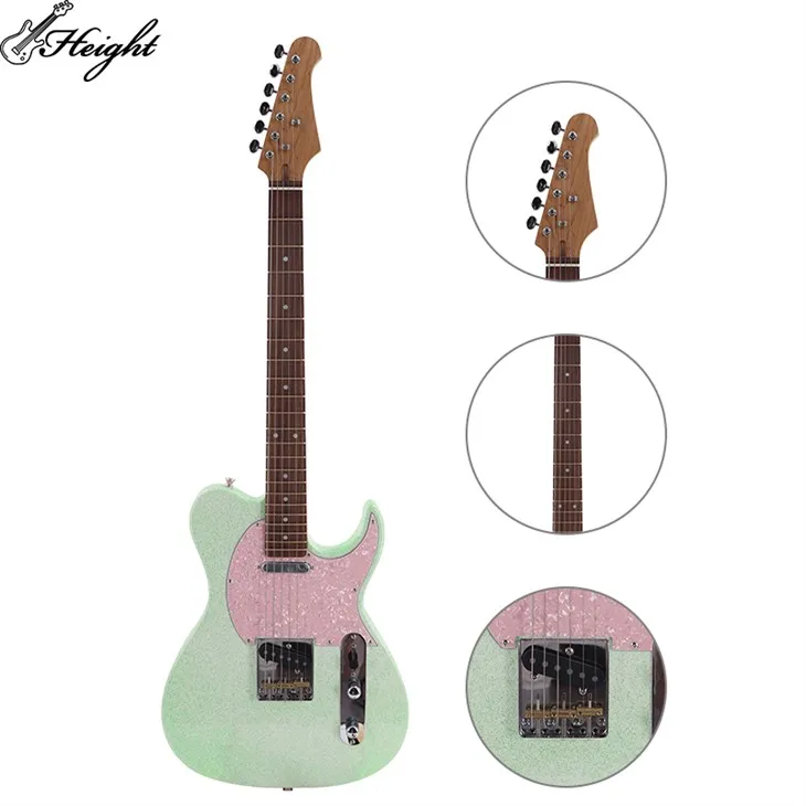 MSTL04-03 Unusual Electric Guitars Custom Left Handed Electric Guitar 2* Single Coil Pickup
